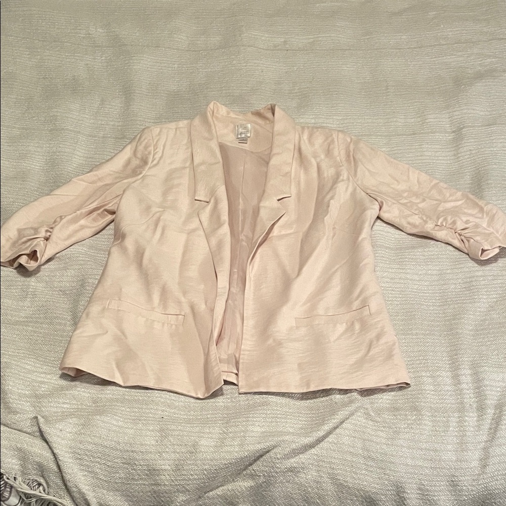 LC Lauren Conrad Light Pink Blazer